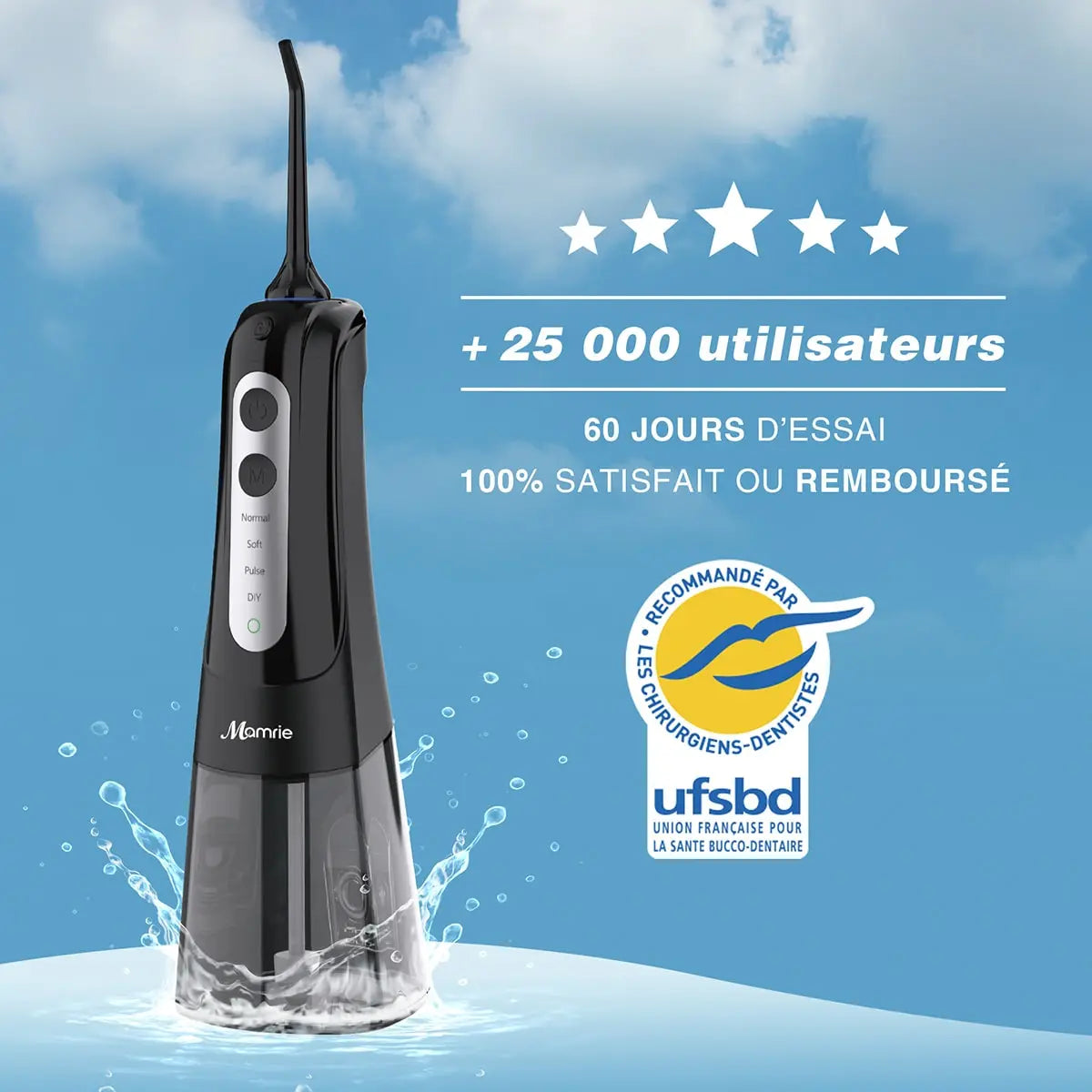 Hydropulseur sans fil