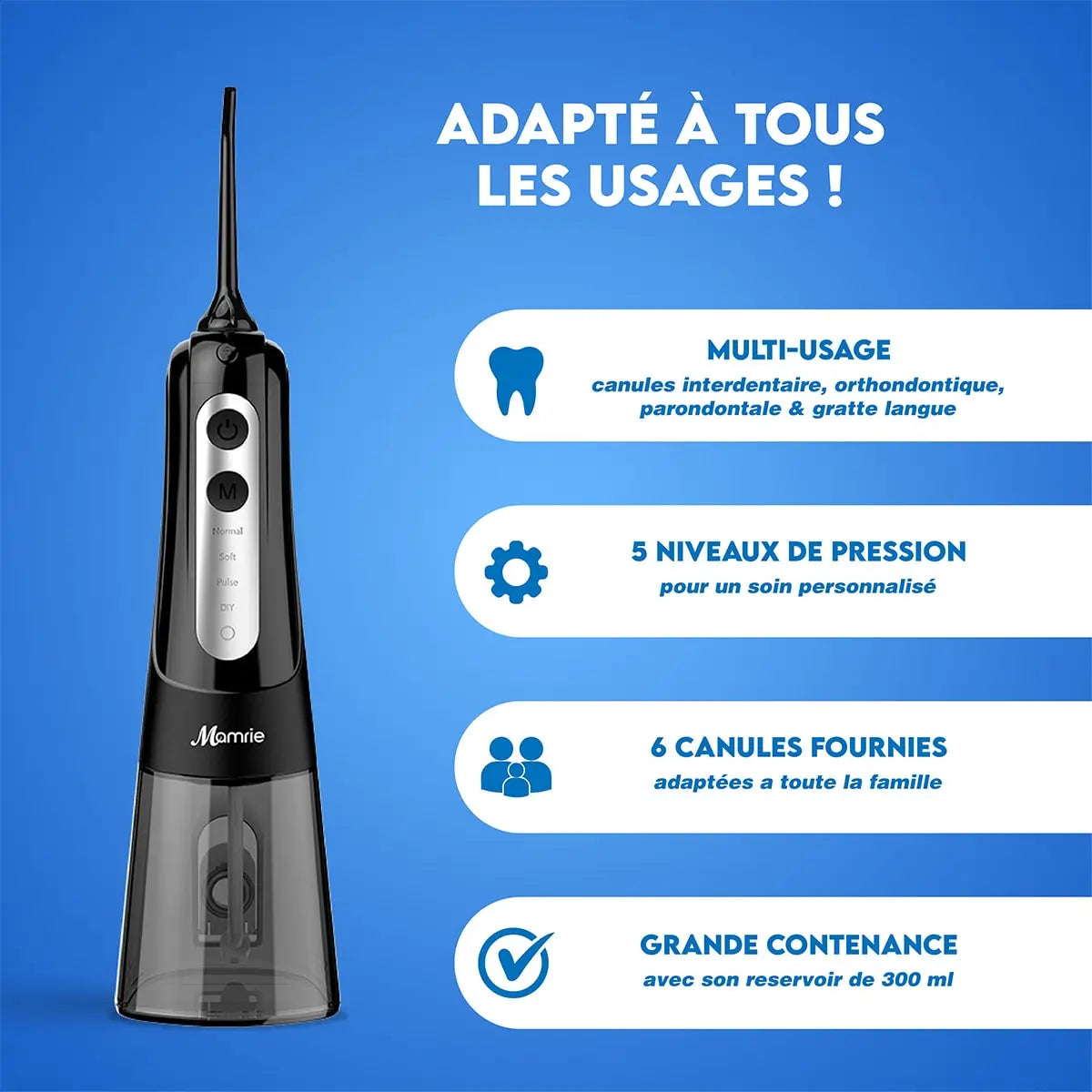 Hydropulseur sans fil