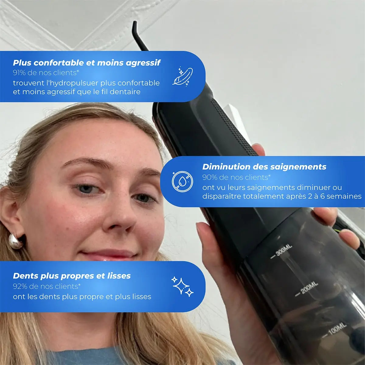 Hydropulseur sans fil
