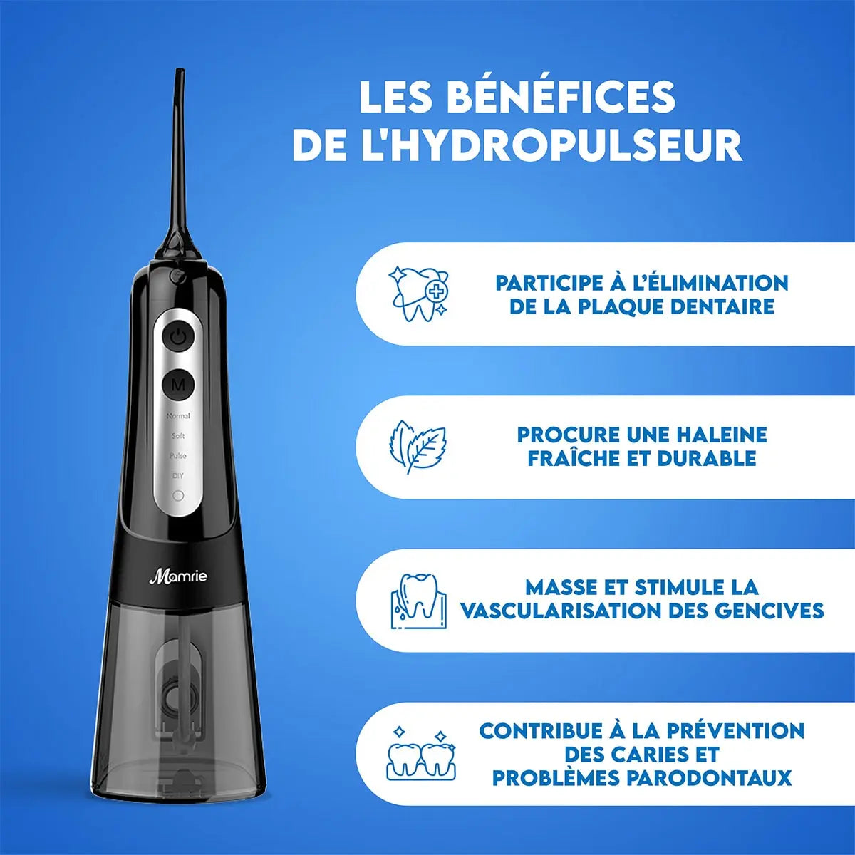 Hydropulseur sans fil